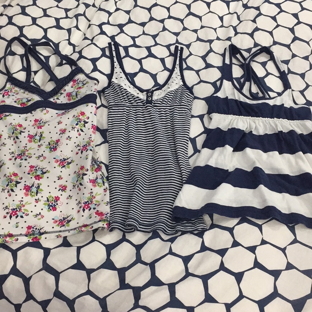 Size S Lot of 3 Abercrombie kids tank tops